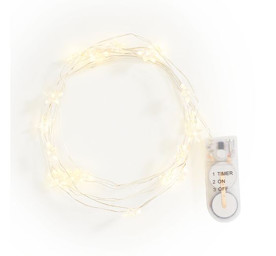 Guirlande lumineuse micro-LED VBS « Étoile », avec minuterie