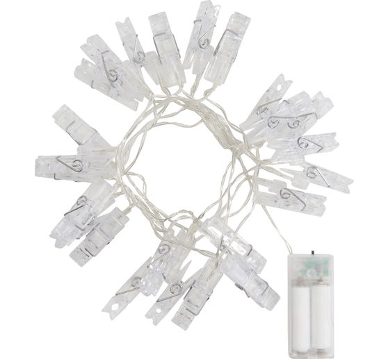 Guirlande lumineuse LED avec 24 pinces photo