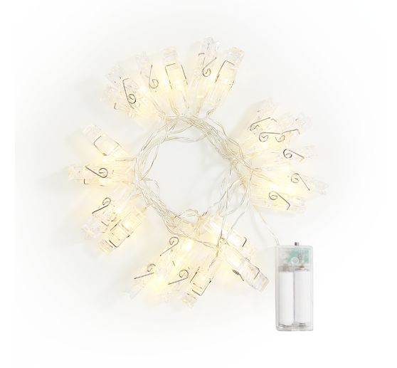 Guirlande lumineuse LED avec 24 pinces photo