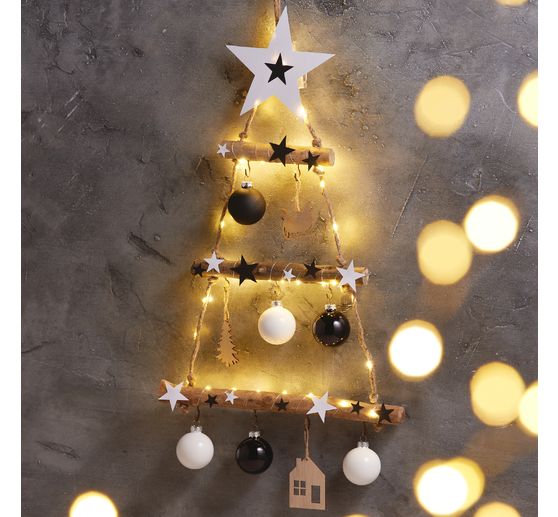 Décorations en bois à suspendre VBS « Motifs hivernaux »