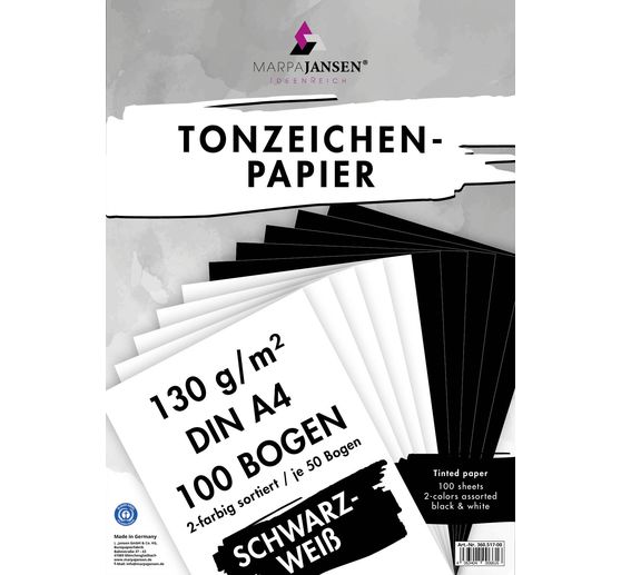 Assortiment de papier teinté « Noir & blanc »
