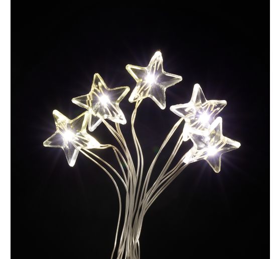 Guirlande lumineuse micro-LED VBS « Étoile », avec minuterie
