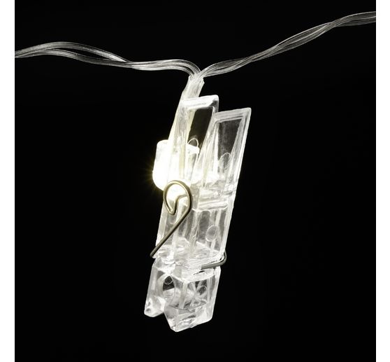 Guirlande lumineuse LED avec 24 pinces photo