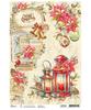 Motif straw silk "Nutcracker - Christmas Eve"