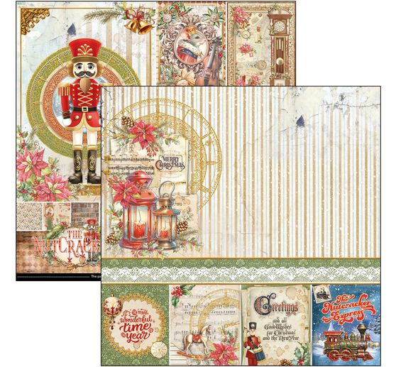 Scrapbook paper "Nutcracker"