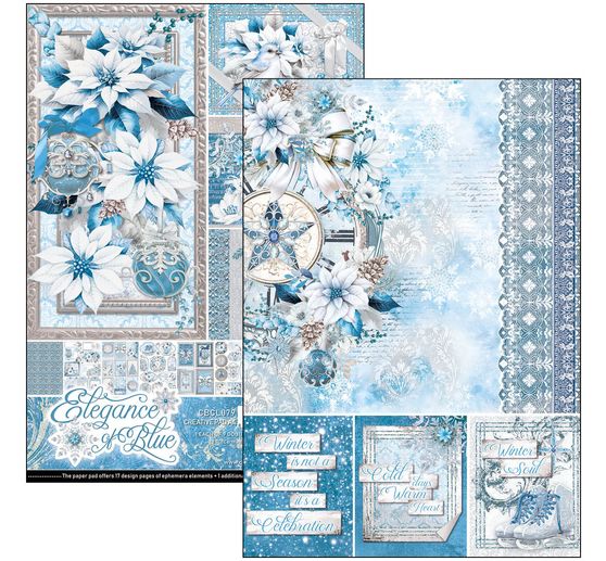 Assortiments de papiers "Elegance of Blue"
