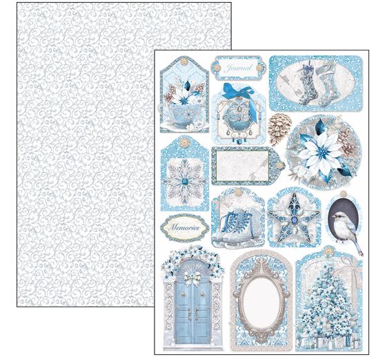 Assortiments de papiers "Elegance of Blue"