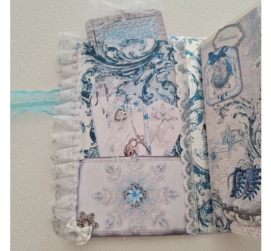 Tampon en silicone "Elegance of Blue"