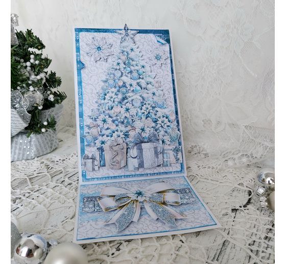 Tampon en silicone "Elegance of Blue"