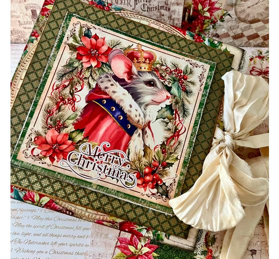 Scrapbook paper "Nutcracker"