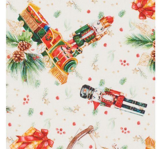 Tissu coton Westfalenstoffe « Rothenburg – Casse-Noisette » au mètre
