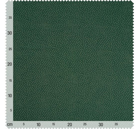 Westfalenstoffe Cotton fabric "Dots Green-Beige"
