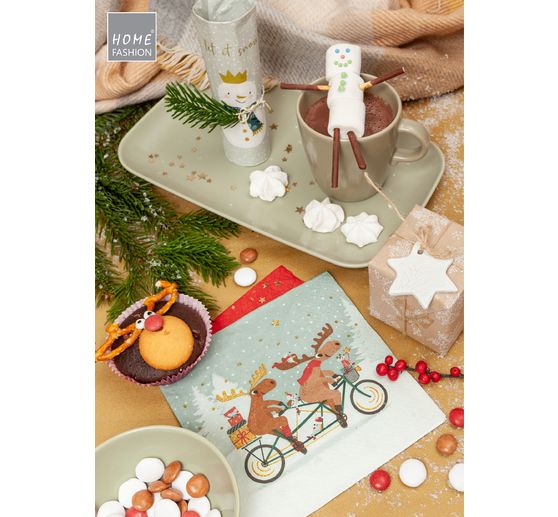 Serviette « Snowman King »