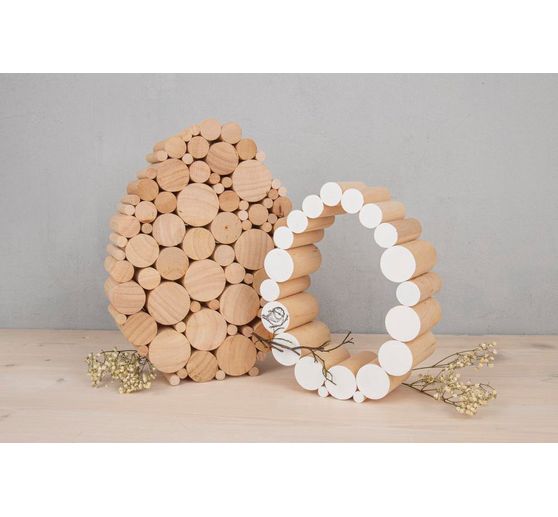 Kit créatif « Baguettes rondes en bois »,