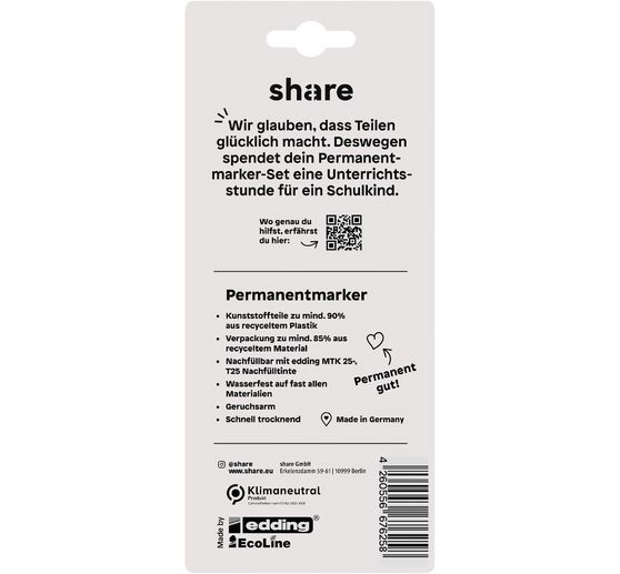 share Permanent marker, set of 2