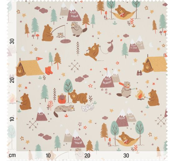 Tissu coton « Glamping »