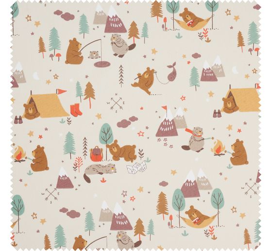 Tissu coton « Glamping »