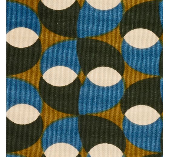 Tissu semi-panama « Retro Art »