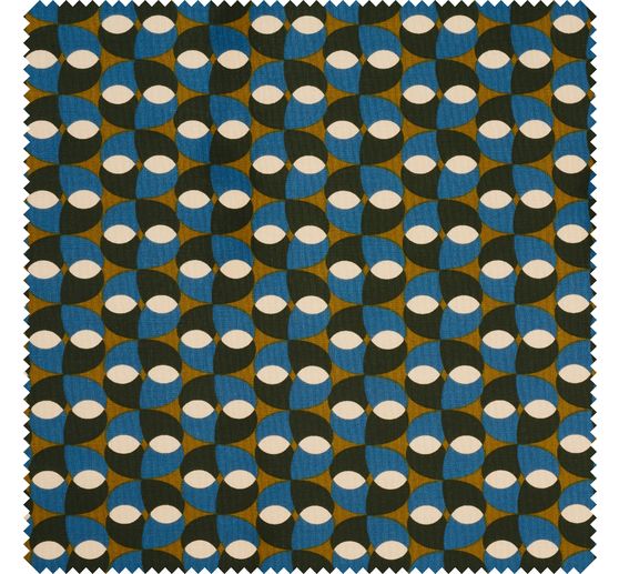 Tissu semi-panama « Retro Art »