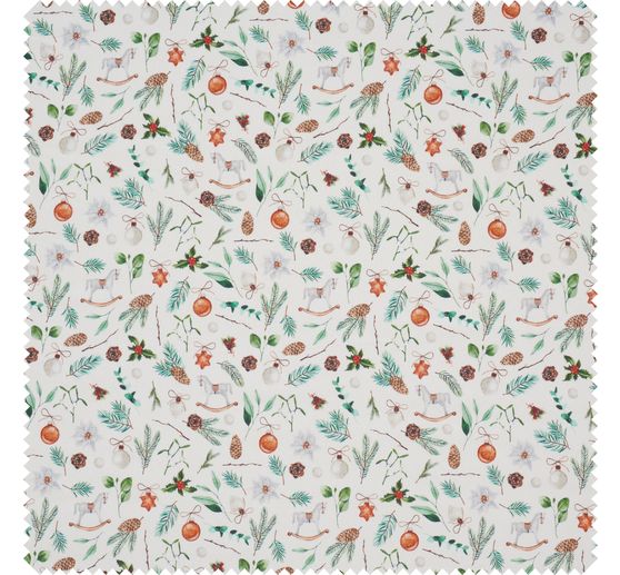 Tissu coton Westfalenstoffe « Rothenburg – Motifs de Noël » au mètre