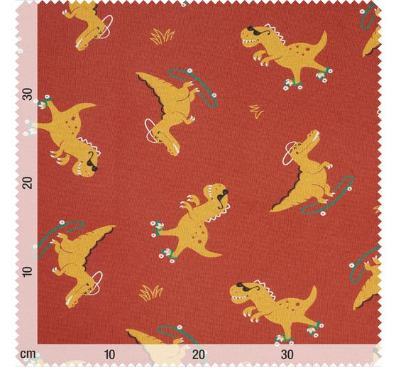 Sweat fabric "Dinos and Crocodile"
