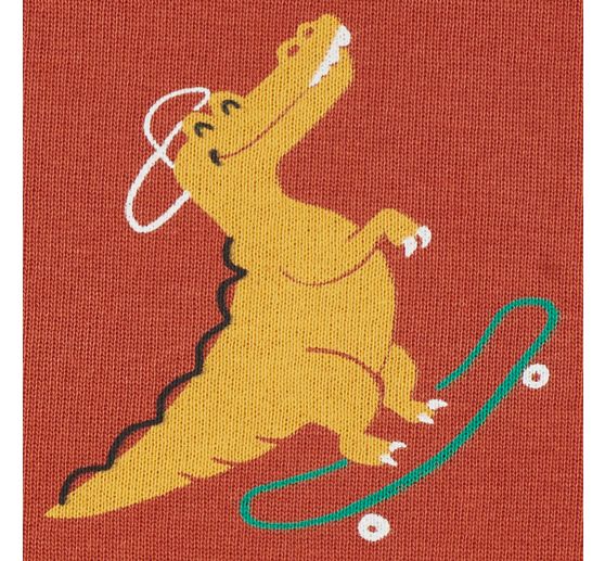 Tissu sweat « Dinos and Crocodile »
