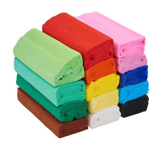 Assortiment de papier crépon VBS