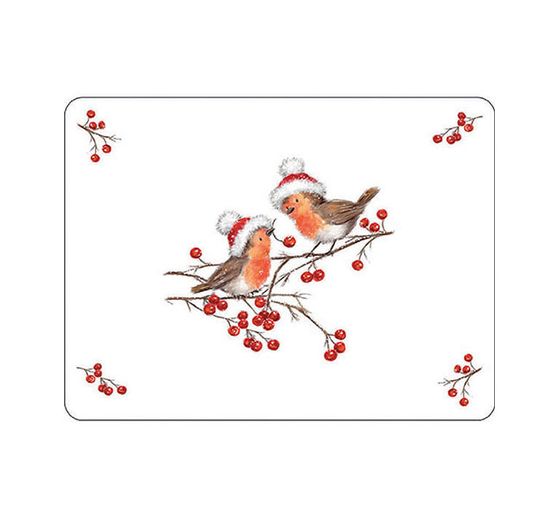 Serviette « Christmas Robins »