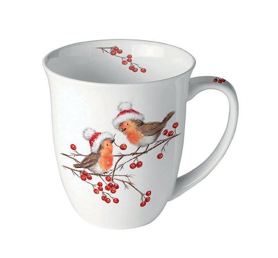 Serviette « Christmas Robins »