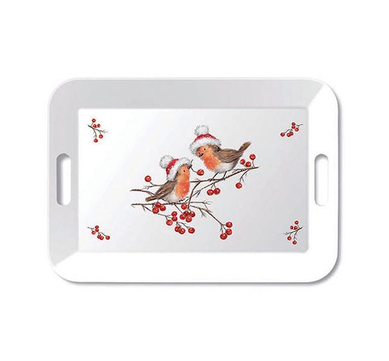 Serviette « Christmas Robins »