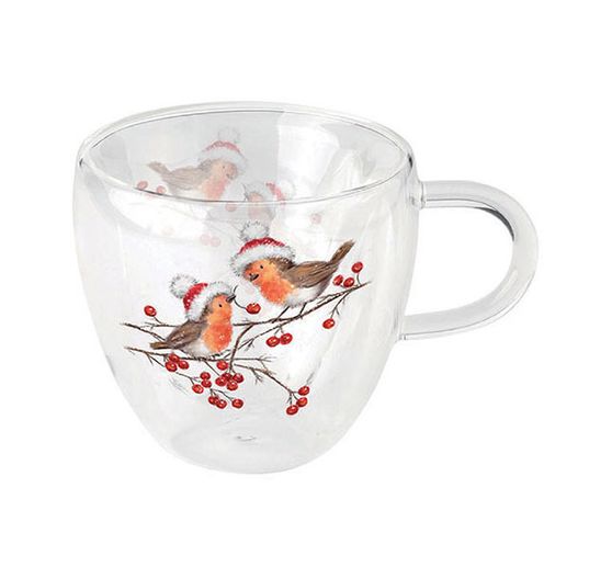 Serviette « Christmas Robins »