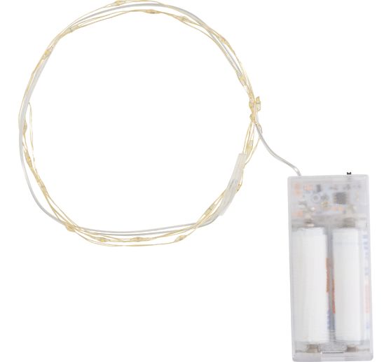 Guirlande lumineuse micro-LED avec minuterie 6/18 h, 20 LED
