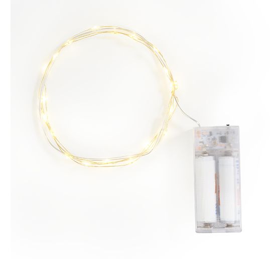 Guirlande lumineuse micro-LED avec minuterie 6/18 h, 20 LED