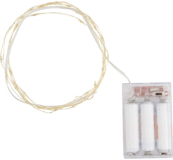 Guirlande lumineuse micro-LED avec minuterie 6/18 h, 40 LED