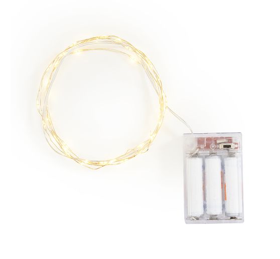 Guirlande lumineuse micro-LED avec minuterie 6/18 h, 40 LED