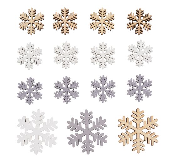 Pièces à disperser VBS « Assortiment flocons de neige »