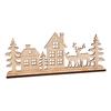 Décoration à emboîter en bois VBS « Paysage avec ses rennes et maisons »