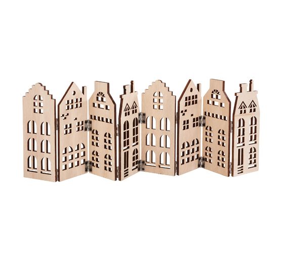 Silhouette en bois VBS « Skyline »