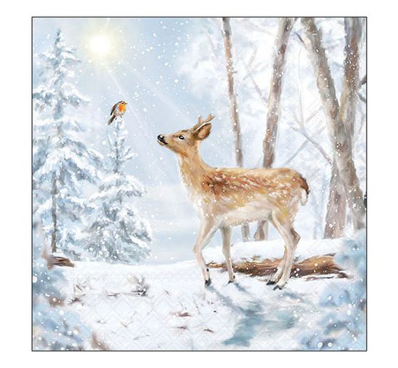 Serviette « Univers hivernal »