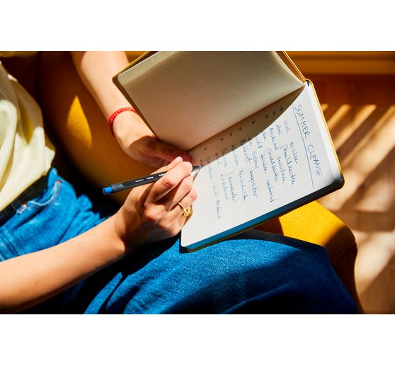share Carnet de notes A5, quadrillé à pois