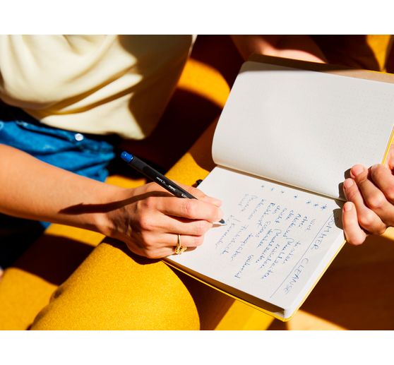 share Carnet de notes A5, quadrillé à pois