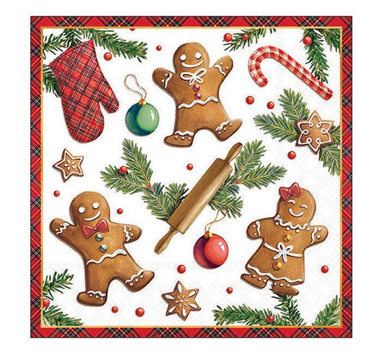 Serviette « Biscuits en pain d'épices »