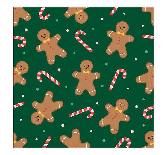 Nakpkin "Cookies and candy canes"