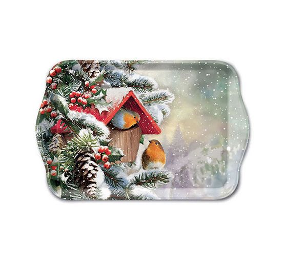 Serviette « Maison d'hiver des rouges-gorges »