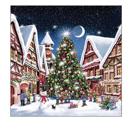 Serviette « Christmas Market »