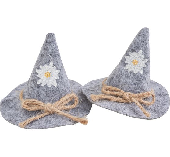 Chapeaux en feutre miniatures, 2 pc.