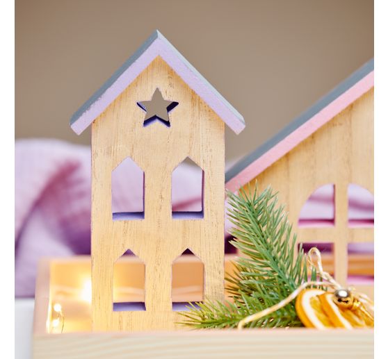 VBS Wooden silhouettes with window "Christmas"