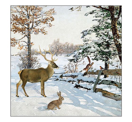 Serviette « Winter Talk »