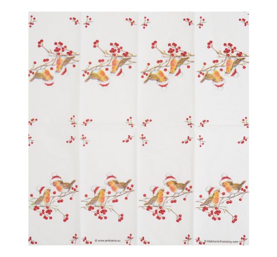 Mouchoirs en papier « X-Mas Robin »