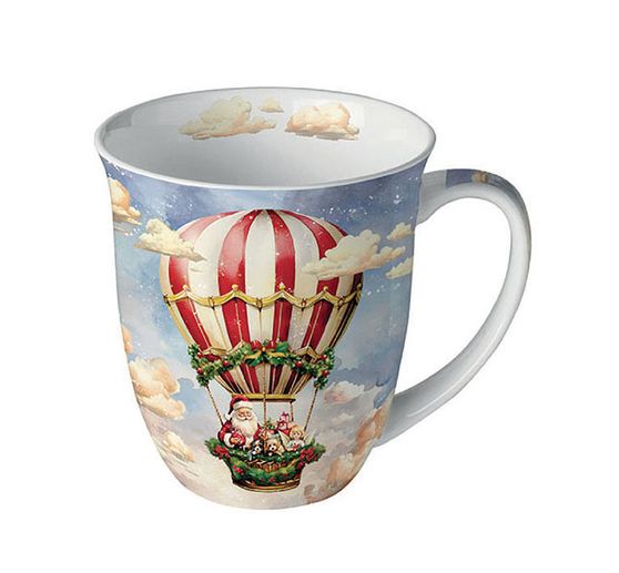 Serviette « Santa's Air Balloon »